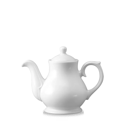 White Sandringham Beverage Pot 2Cup 444ml 4/box