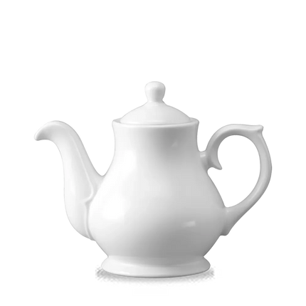 White Sandringham Beverage Pot 4Cup 887ml 4/box