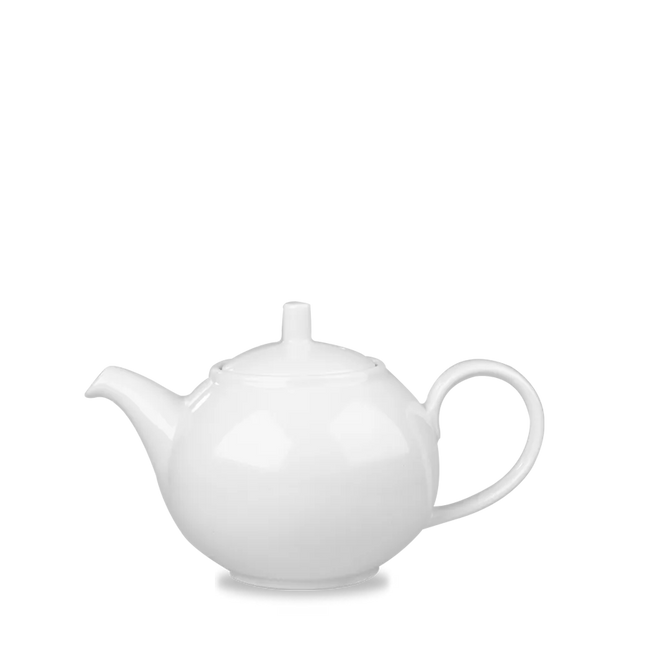 Churchill Profile theepot 887 ml – grote wit porseleinen kan voor thee en koffie in hotels