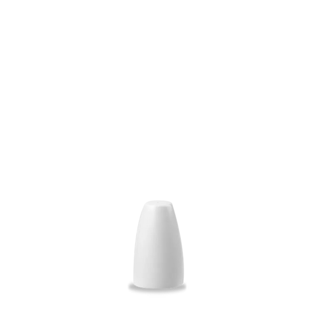 Churchill Profile zoutvaatje 7 cm – wit porseleinen zoutstrooier voor restaurants en cafés