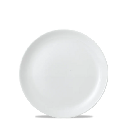 Churchill Vellum Evolve coupebord Ø 16,5 cm – klein randloos porseleinen bord voor dessert