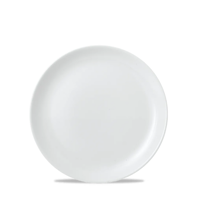 Churchill Vellum Evolve coupebord Ø 16,5 cm – klein randloos porseleinen bord voor dessert