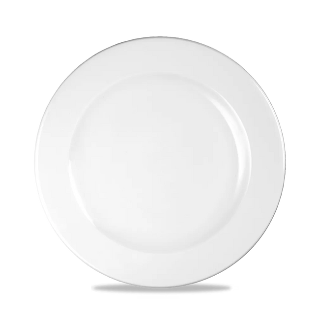 Churchill White Profile bord Ø 21 cm – porseleinen bord voor hoofdgerechten in restaurants