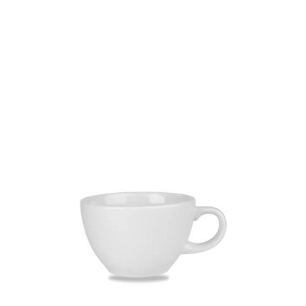 Churchill Profile theekop 237 ml – wit porseleinen kopje voor thee in cafés en restaurants