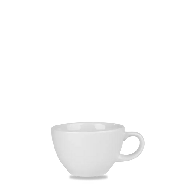 Churchill Profile theekop 237 ml – wit porseleinen kopje voor thee in cafés en restaurants