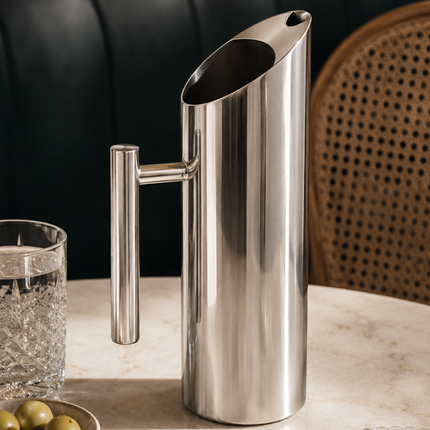 APS waterkan RVS 1,2 liter detail - schenkkan voor water in de horeca