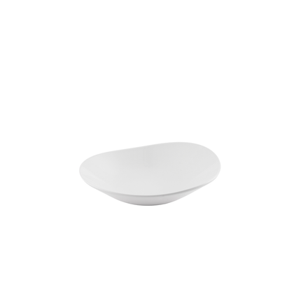 Churchill White Opal Organic kom 23 cm – wit porseleinen organische kom voor salade en soep