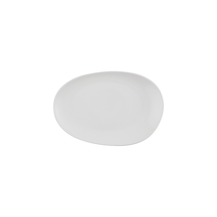 White Opal Organic Platter 34.5 x 23.5 cm 6/box