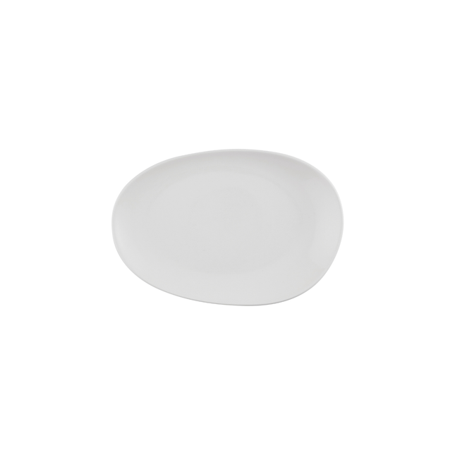 White Opal Organic Platter 34.5 x 23.5 cm 6/box
