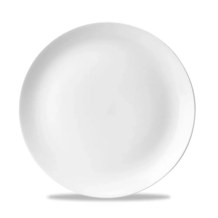 White Evolve Coupe Plate 26cm 12/box