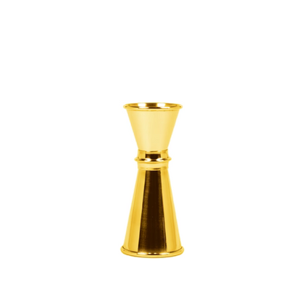 APS Yukiwa jigger 15/30 ml goudkleurig - maatbeker voor exacte cocktaildosering