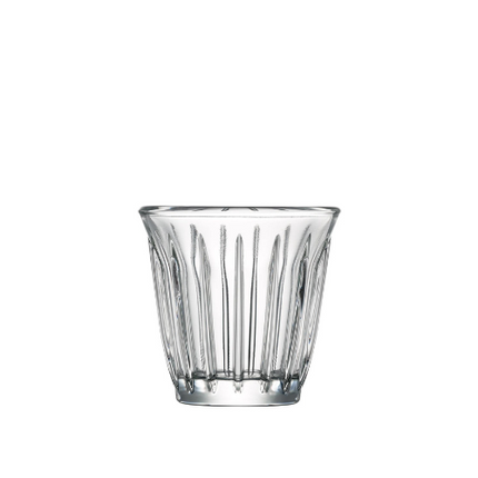 La Rochère Zinc espressokop 100 ml – glazen kopje met zinklook voor espresso