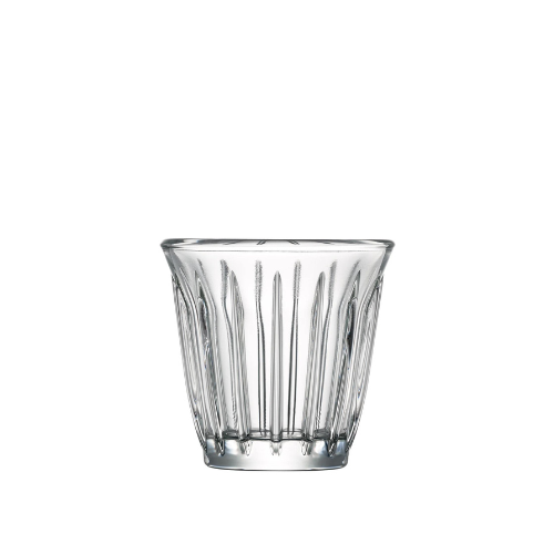 La Rochère Zinc espressokop 100 ml – glazen kopje met zinklook voor espresso
