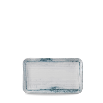 Dudson Finca Limestone organisch rechthoekig bord 27x16 cm – kalksteenbeige porselein voor de horeca