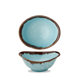 Dudson Harvest Turquoise diepe kom 17,4x14,7 cm – turquoise porseleinen kom voor de horeca