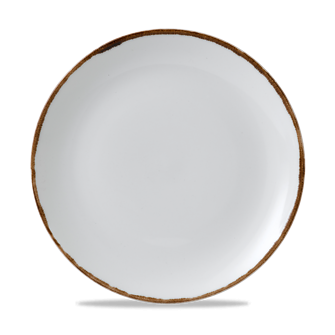 Dudson Harvest Natural coupebord 26 cm – naturel porseleinen coupebord voor fine dining