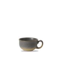 Dudson Evo Granite theekop 230 ml – graniet-grijze porseleinen theekop voor de horeca