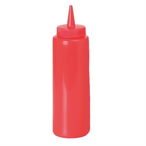 APS knijpfles rood 236 ml - doseerfles voor ketchup en sauzen in de horeca