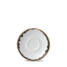Dudson Harvest Natural espressoschotel 11,8 cm – naturel porseleinen schotel voor de horeca