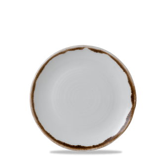 Dudson Harvest Natural organisch coupebord 27,5 cm – naturel porseleinen coupebord voor fine dining