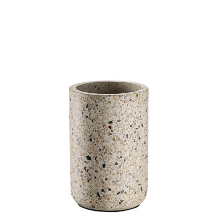 APS Germany flessenkoeler TERRAZZO betonlook grijs met wijnfles