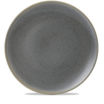 Dudson Evo Granite coupebord 29,5 cm – graniet-grijs porseleinen bord voor de horeca
