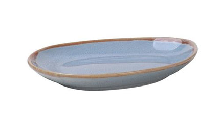 APS Ming bord 14,7 cm blauw - keramisch bordje voor dim sum en voorgerechten