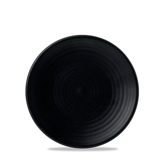 Dudson Evo Jet coupebord 16,2 cm – gitzwart porseleinen coupebord voor de horeca