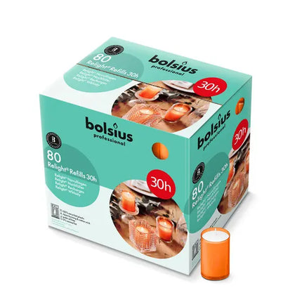 ReLight navullingen, Brandduur 30u, Oranje, doos 80