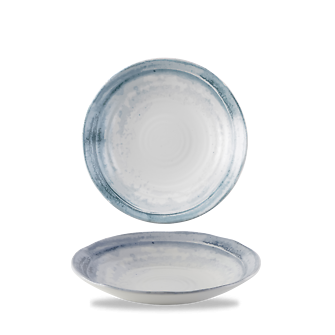 Dudson Finca Limestone organische coupekom 25 cm – kalksteenbeige porseleinen kom voor restaurants