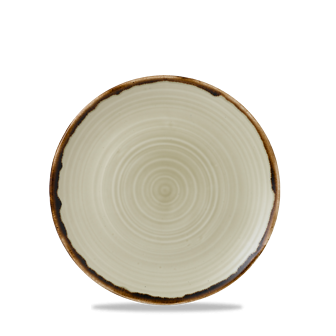 Dudson Harvest Linen organisch coupebord 29,5 cm – linnen porseleinen bord voor de horeca