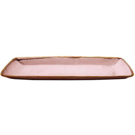 APS Ming rechthoekig bord 35 cm roze - keramisch serveerbord voor sushi