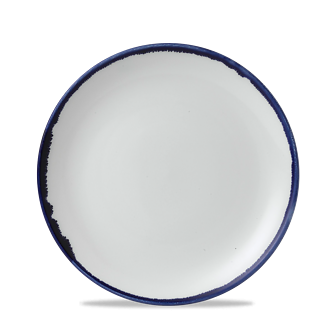 Dudson Harvest Ink coupebord 21,7 cm – inktzwart porseleinen bord voor fine dining