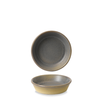 Dudson Evo Granite olijf-/tapasschaaltje 15,9 cm – graniet-grijs porselein voor restaurants