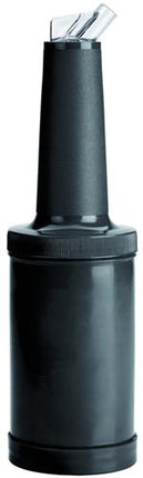 APS Store n Pour complete zwart 946 ml - zwarte opslagfles met schenktuit voor de bar