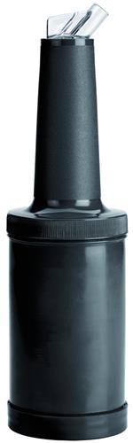 APS Store n Pour complete zwart 946 ml - zwarte opslagfles met schenktuit voor de bar