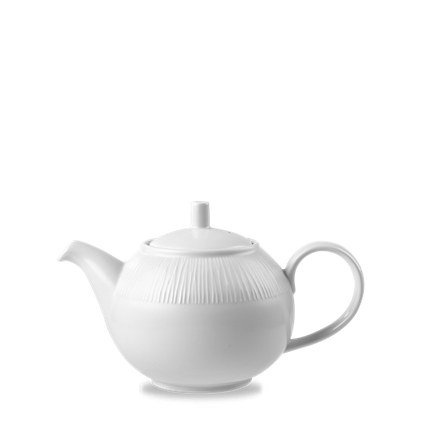 Churchill Bamboo theepot 887 ml – grote gespikkelde porseleinen kan voor thee in hotels