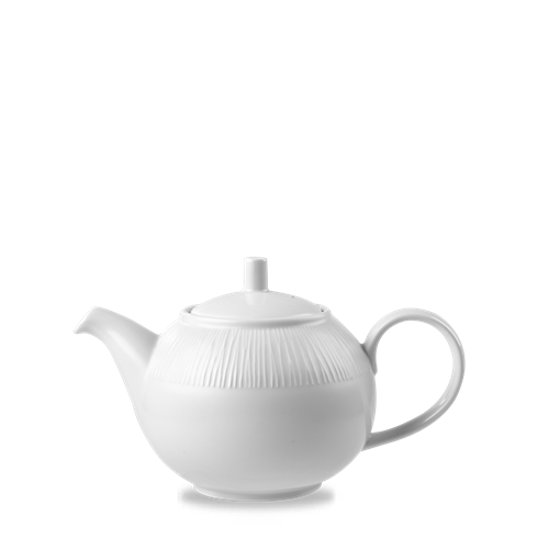 Churchill Bamboo theepot 887 ml – grote gespikkelde porseleinen kan voor thee in hotels