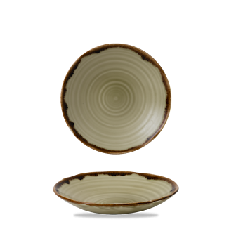 Dudson Harvest Linen organische coupekom 15 cm – linnen porseleinen coupekom voor de horeca
