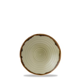 Dudson Harvest Linen organisch coupebord 16,4 cm – linnen porseleinen coupebord voor de horeca