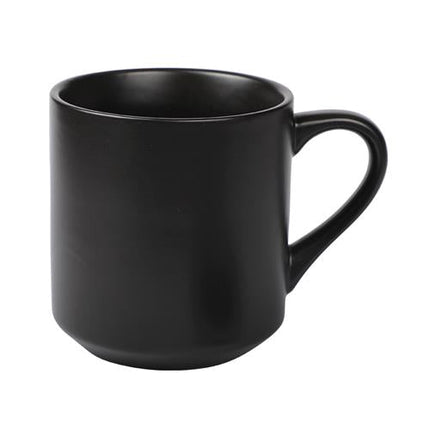 APS koffiemok zwart 340 ml - porseleinen mok voor koffie in cafe en restaurant