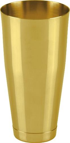 Boston shaker polished gold-plated 820 ml