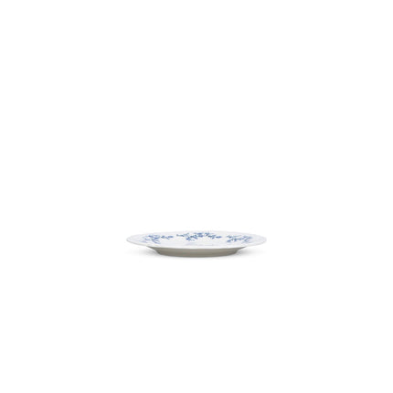 Bonbistro Retro plat bord 16 cm blue flower – porseleinen bordje met blauw bloemmotief