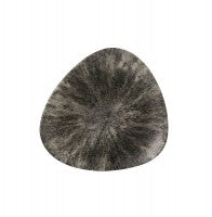 Churchill Stone Quartz Black Lotus bord Ø 19,2 cm – porseleinen bijgerecht bord voor de horeca