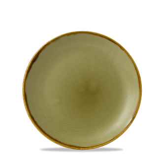 Dudson Harvest Green coupebord 16,5 cm – groen porseleinen coupebord voor de horeca