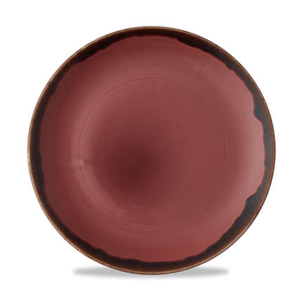 Dudson Harvest Plum coupebord 26 cm – pruimpaars porseleinen coupebord voor fine dining