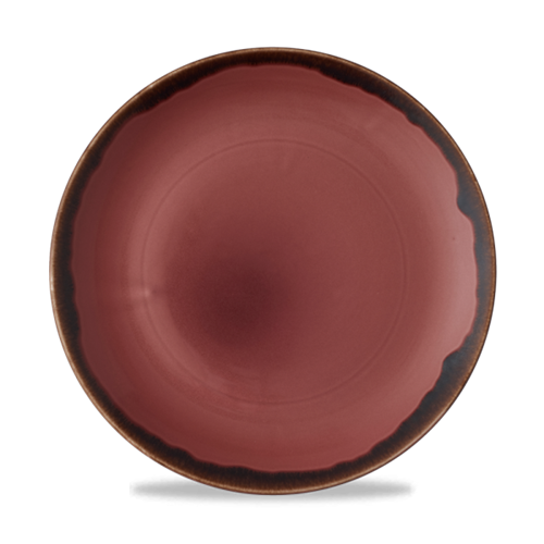 Dudson Harvest Plum coupebord 26 cm – pruimpaars porseleinen coupebord voor fine dining