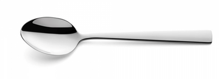 Amefa Moderno dessertlepel 19 cm – modern rvs bestek voor de horeca