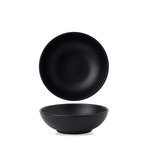 Dudson Evo Jet rijstkom 17,8 cm – gitzwarte porseleinen kom voor restaurants