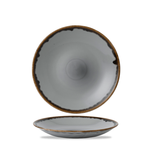 Dudson Harvest Grey diep coupebord 28,1 cm – grijs porseleinen diep bord voor de horeca